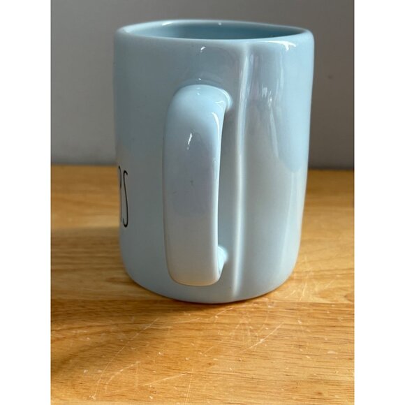 Rae Dunn Artisan Collection Love My Peeps Light Blue Ceramic Coffee Mug Easter - Picture 3 of 8